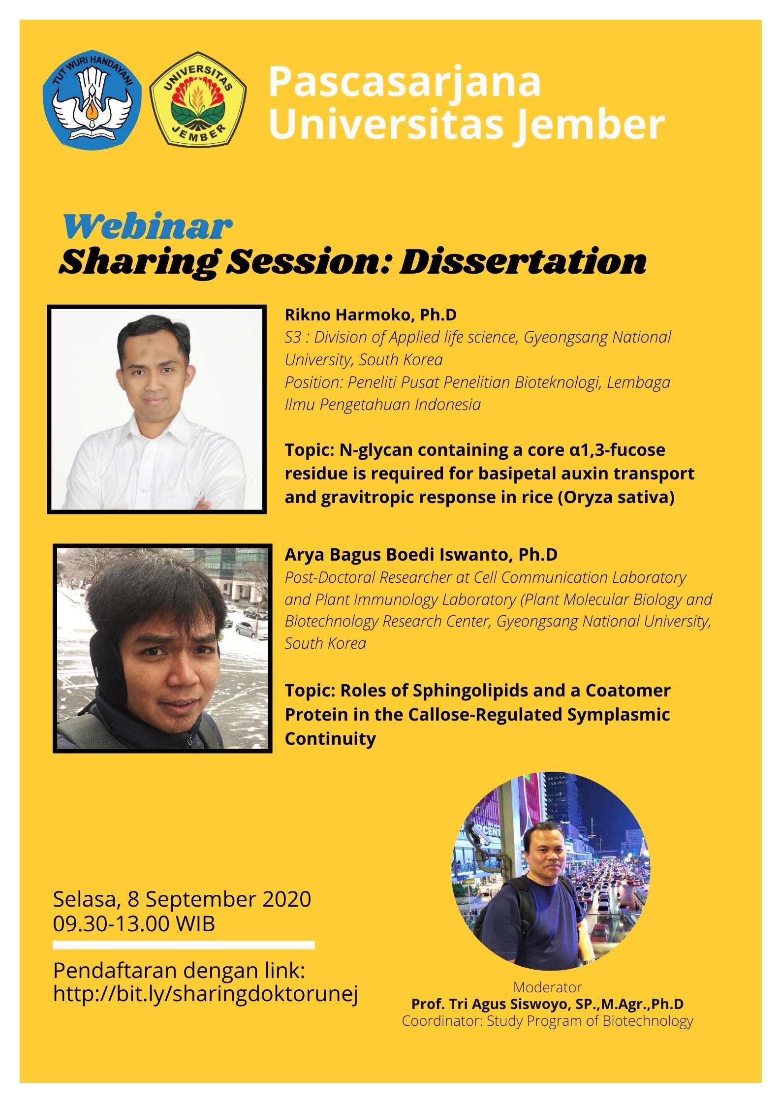 Sharing Session: Dissertation Pascasarjana Universitas Jember